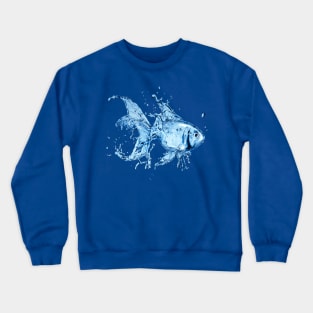 Aqua Fish Crewneck Sweatshirt